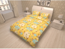 Bērnu gultas veļa  "Little Tiger Yellow"